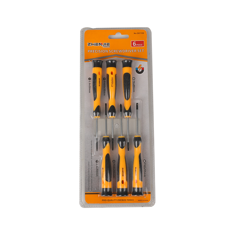 6 adet Oluklu Phillips Torx Hassas Tornavida Seti