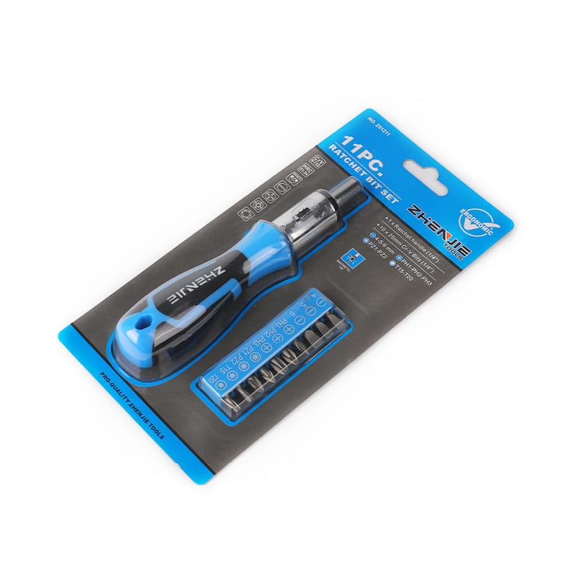 11 adet Uç Tutucu Sürücü ve Oluklu Phillips Pozidriv Torx Uç Seti