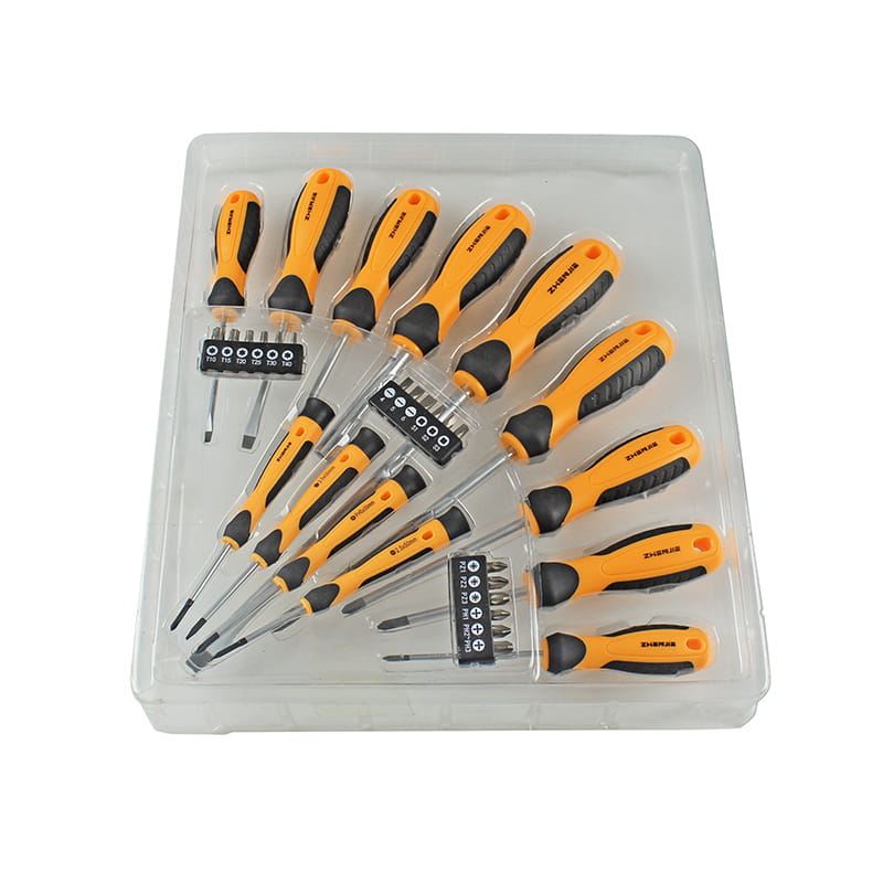 31 adet Oluklu Phillips Pozidriv Torx Kare CRV Tornavida Bit Seti