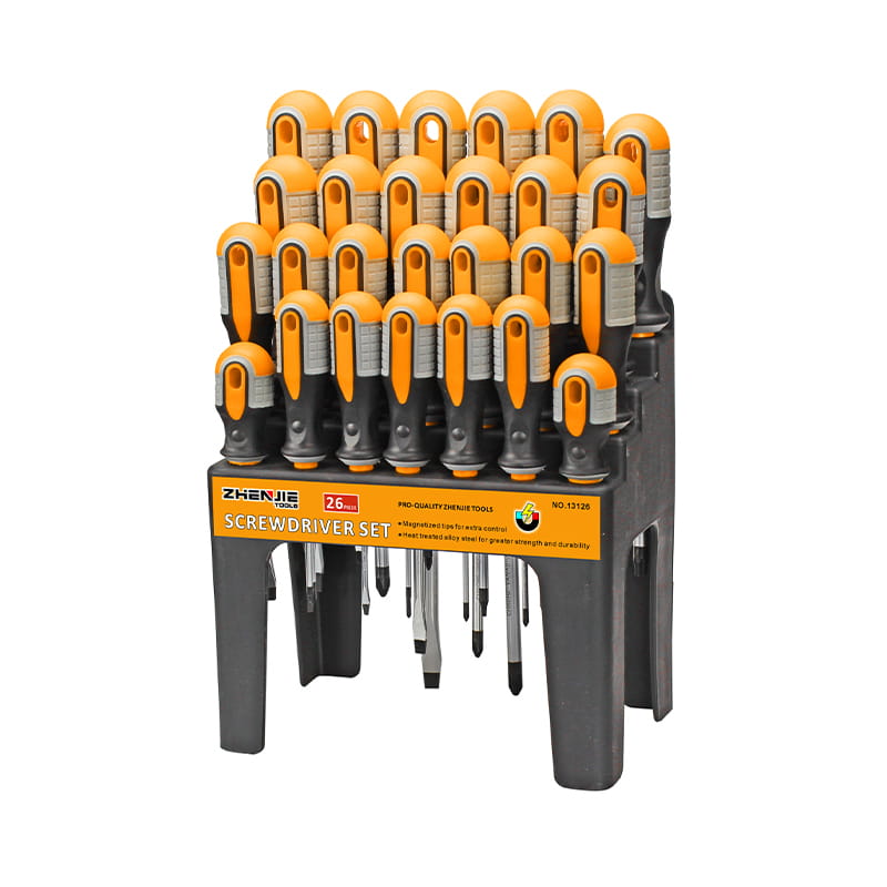26 adet Oluklu Phillips Torx Kare Tornavida Seti